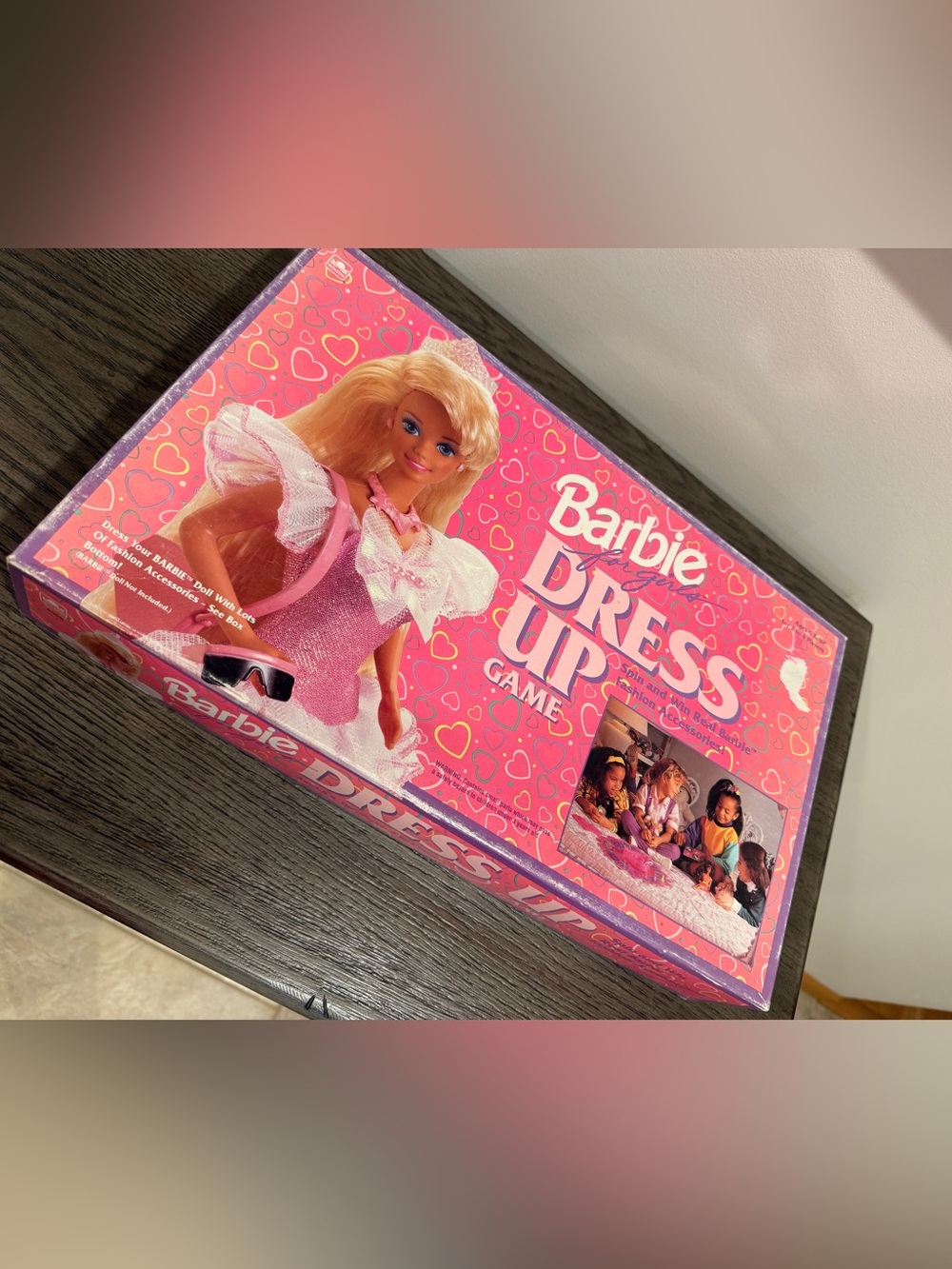 1993 Barbie Dress Up Game Mattel Golden Vintage 90s Box - Incomplete